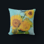 Tre solrosor, Van Gogh Kudde<br><div class="desc">Vincent Willem van Gogh (30 mars 1853-29 juli 1890) var en nederländsk postimponerande målare som tillhör den mest berömd och inflytelserika figurer i den Westerna konsten. På drygt ett decennium skapat han omkring 2 100 konstverk, varav omkring 860 oljemålningar, varav de flesta är från de senaste två åren Hans liv....</div>