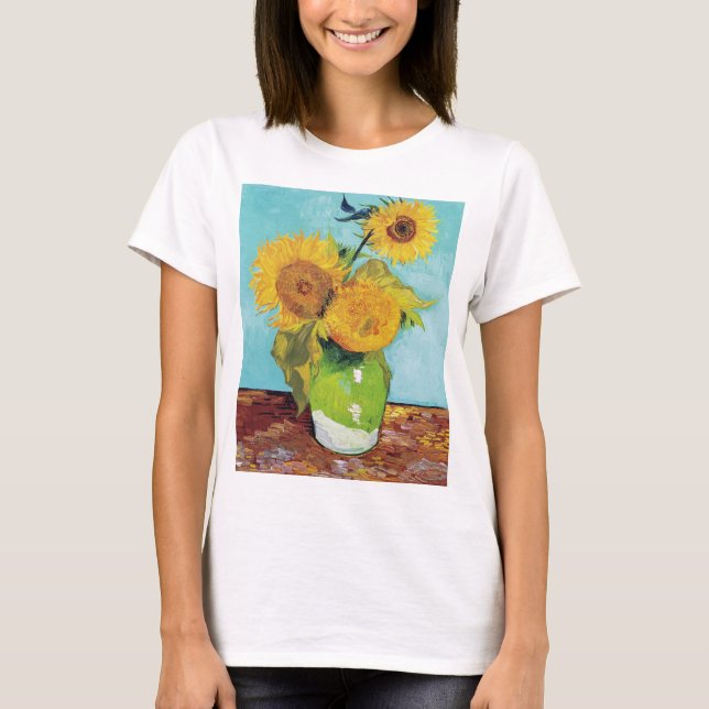 Tre solrosor, Van Gogh T Shirt (Framsida)