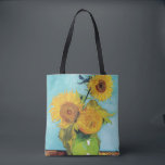 Tre solrosor, Van Gogh Tygkasse<br><div class="desc">Vincent Willem van Gogh (30 mars 1853-29 juli 1890) var en nederländsk postimponerande målare som tillhör den mest berömd och inflytelserika figurer i den Westerna konsten. På drygt ett decennium skapat han omkring 2 100 konstverk, varav omkring 860 oljemålningar, varav de flesta är från de senaste två åren Hans liv....</div>