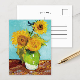 Tre solrosor | Vincent Van Gogh Vykort