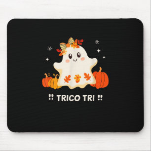 Tre söta Halloween kusliga mexikanska spöke Spangl Musmatta
