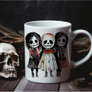Tre spökbarn jumbo mugg