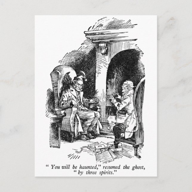 Tre sprickor (med text) vykort (Framsida)