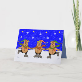 Tre stjärnor till jul helgkort