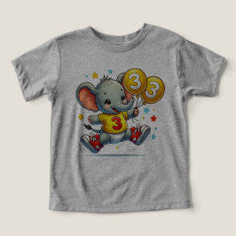 Tre stora Firande: Elefanten med ballonger T Shirt