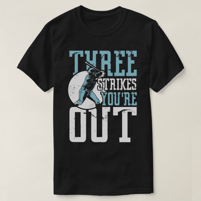 Tre Strejkor ut T Shirt (Design framsida)