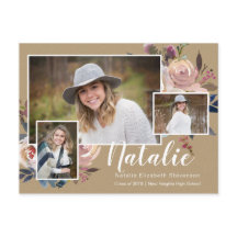 Tre Studentfester för fotoBlommigt Personlig