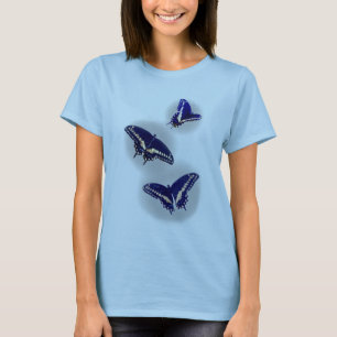 Tre svart Swallowtail T-shirt