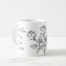 Tre svarta och Vit ros Mors dag