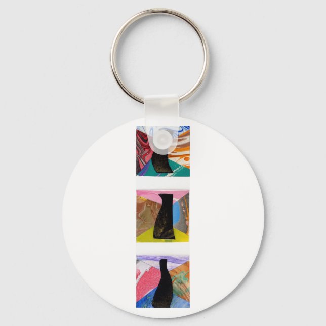 Tre svarta Vas Nyckelring (Framsida)