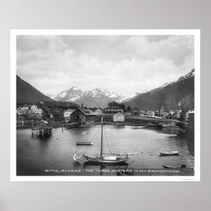Tre systerberg Sitka 1912 Poster