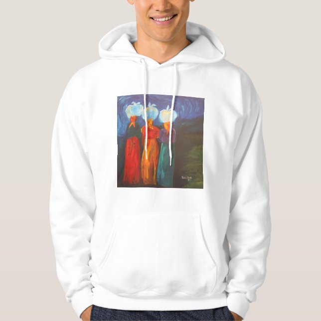 Tre systrar 2007 sweatshirt med luva (Framsida)