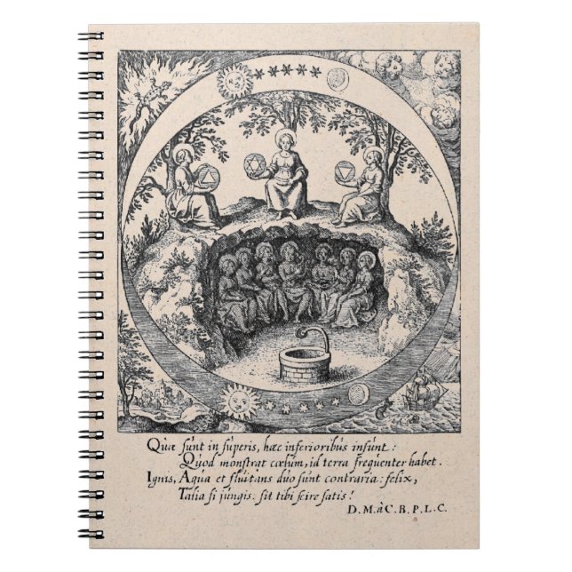 Tre systrar av Alchemy Anteckningsbok Med Spiral (Framsidan)