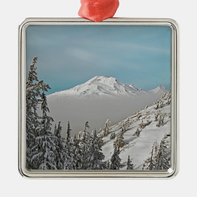 Tre systrar från ungkarlbutten - ingen text julgransprydnad metall (Framsidan)