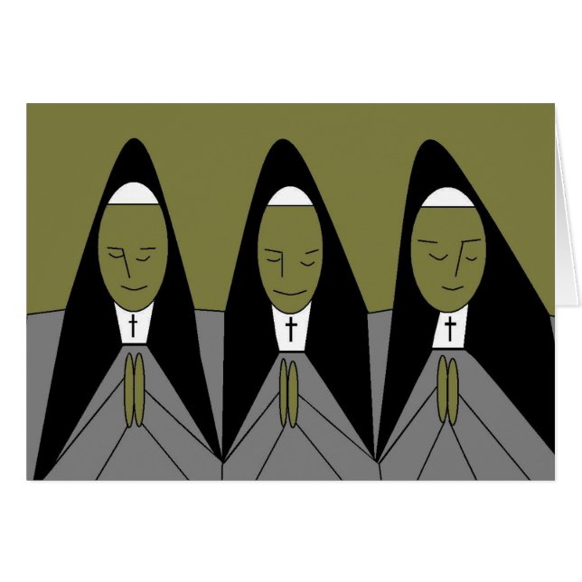 Tre systrar hälsningskort (Framsidan Horizontal)