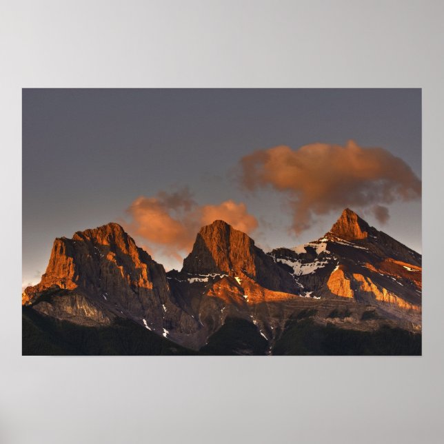 Tre systrar Sunrise Poster (Framsidan)