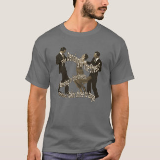 Tre till Tango Dancing Retro Thresome T Shirt