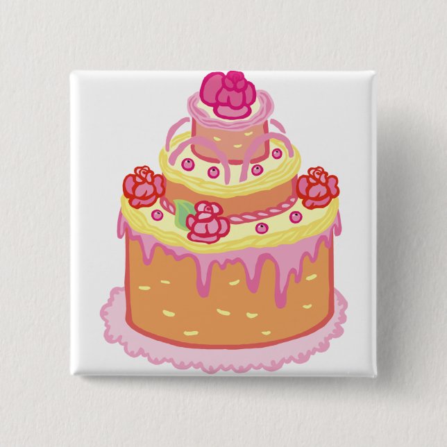 Tre timer för bröllop-kummel knapp (Framsida)