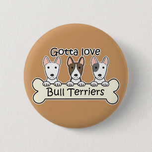 Tre tjurTerriers Knapp