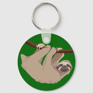Tre Toed Sloth Nyckelring