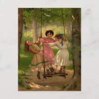 Tre Tomboys Vintage Illustration
