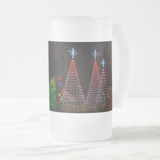Tre Träd i Midtown Frosted Glass Beer Mugg (Framsida höger)