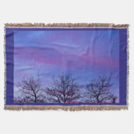 Tre Träd Toppar Filt