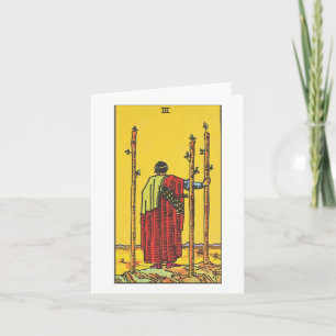 Tre trollspön - Rider Waite Smith tarot Kort