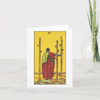 Tre trollspön - Rider Waite Smith tarot Kort