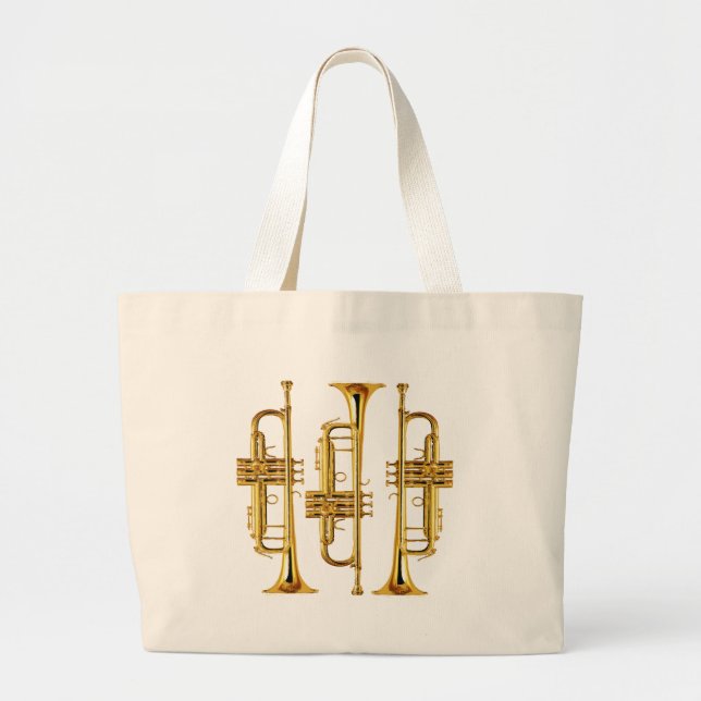 Tre trumpeter jumbo tygkasse (Framsidan)