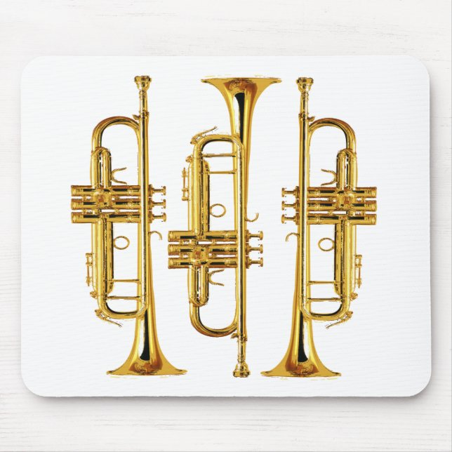 Tre trumpeter musmatta (Framsidan)