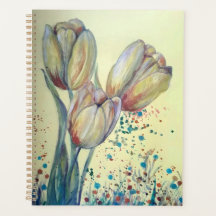 Tre tulips bouquet-gulter