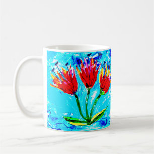 Tre tulpaner kaffemugg