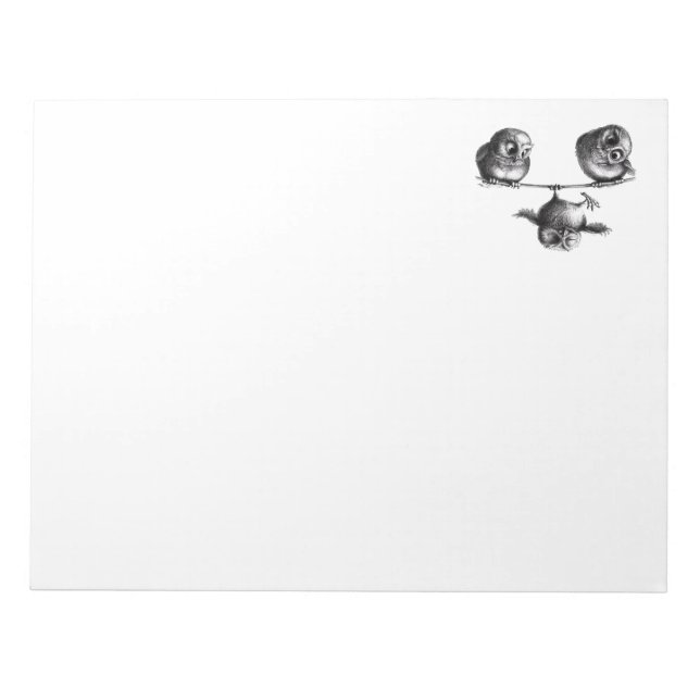 Tre Uggla - Frihet och Roligt Anteckningsblock (Framsida)