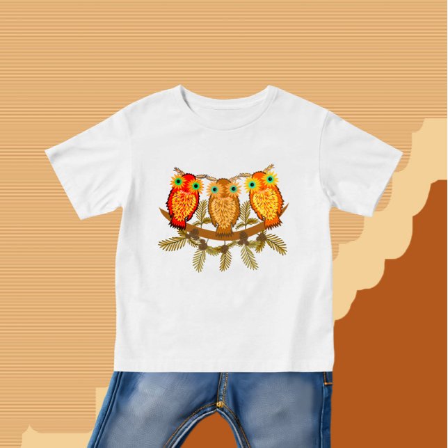 Tre uggla t shirt (Skapare uppladdad)
