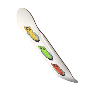 Tre ugglor mini skateboard bräda 18,5 cm
