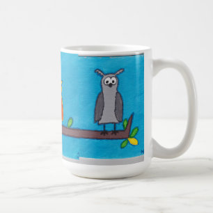 Tre ugglor, Pappa, Mamma och Baby Kaffemugg