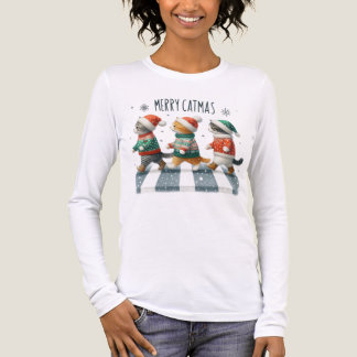 TRE UNDERBARA GLADA JULKATTER KATTER T SHIRT