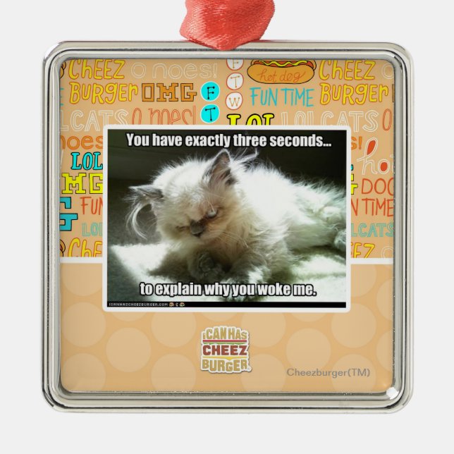 Tre understöder julgransprydnad metall (Framsidan)