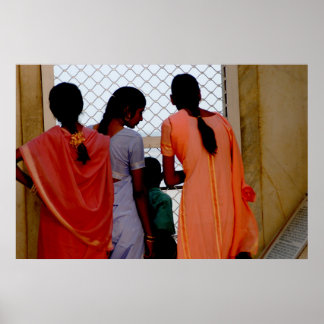 Tre unga kvinnor poster