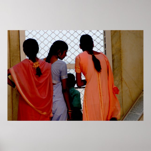 Tre unga kvinnor poster (Framsidan)