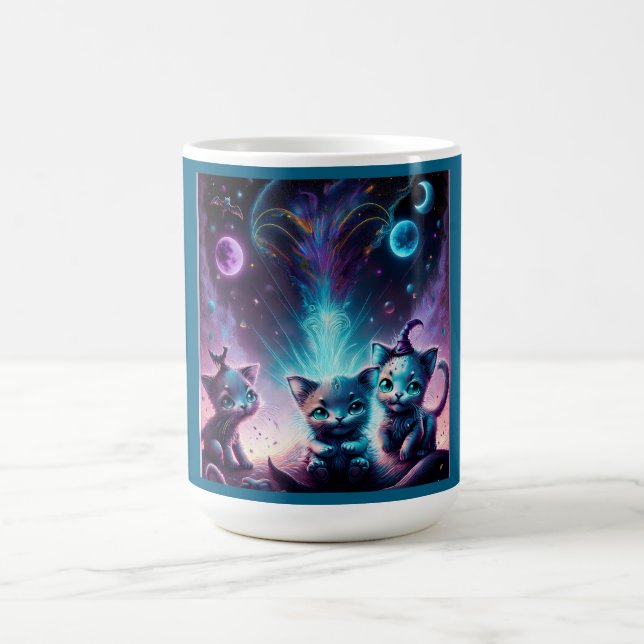 Tre utomjordingar i en annan världsdel kaffemugg (Center)
