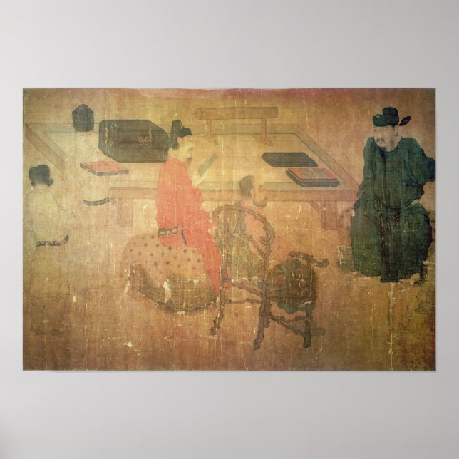 Tre vällästa Manar från Lieou-Li T'ang Poster (Framsidan)