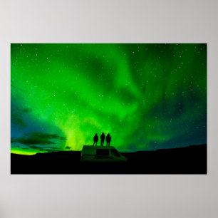 Tre vänner på en episk resa i sin kamper v poster