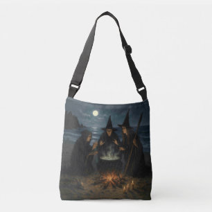 Tre veckor Brew Cauldron Full Moon Beach Axelväska
