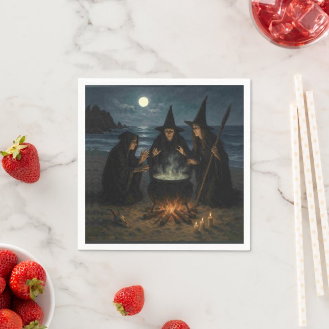 Tre veckor Brew Cauldron Full Moon Beach Pappersservett (Insitu)