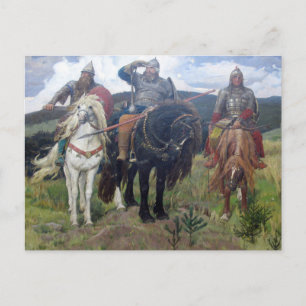 Tre Vikingspanare Vykort
