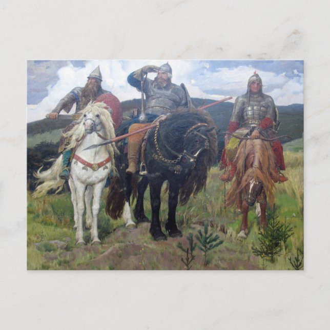 Tre Vikingspanare Vykort (Framsida)