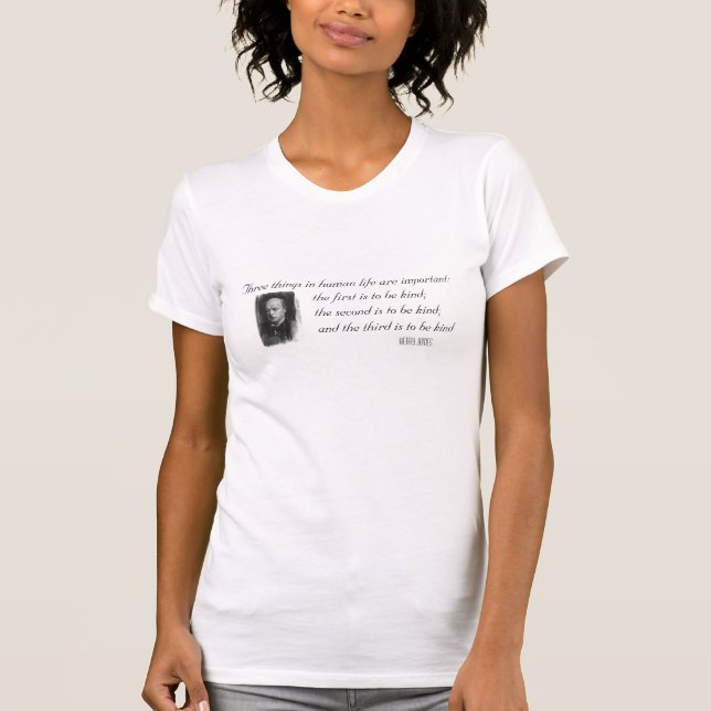 Tre viktig sak i liv tee shirt (Framsida)