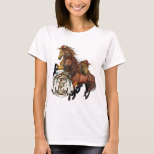 Tre Vilder och Mandala Shirt Tee Shirt